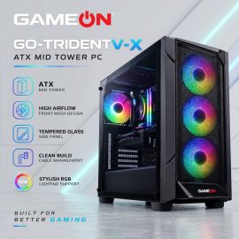 GAMEON GO-TRIDENTV-X ATX Mid Tower PC
