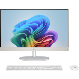 HP AIO 24-CR2028nh U7-255U 8GB 512GB SSD 23.8" FHD NON-TOUCH DOS Starry White - Product View