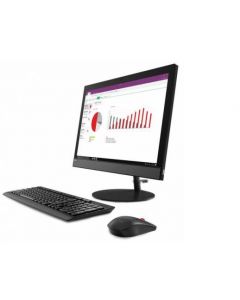Lenovo V130 AIO 19.5" Non-Touch, Pentium J4005, 4GB DDR4-2400, 1TB 5400 RPM, DVD+/-RW, Integrated Graphic Card,Wifi + BT (1X1 AC), No OS, Monitor Stand BK, 1 Year Carry-in