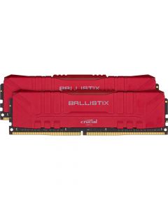 Crucial Ballistix 16GB Kit (2 x 8GB) DDR4-3000 Desktop Gaming Memory (Red)