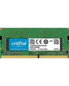 Crucial 16GB DDR4 2666 MT/s (PC4-21300) CL19 DR x8 Unbuffered SODIMM 260pin