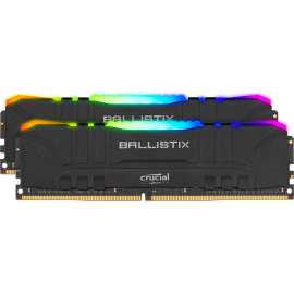 Crucial Ballistix RGB 32GB Kit (2 x 16GB) DDR4-3200 Desktop Gaming Memory (Black)