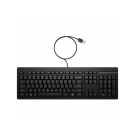 HP 125 White Wired Keybaord
